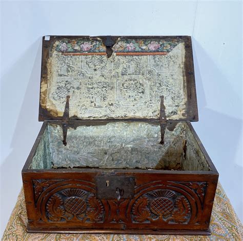 17in antique metal document box|Antique 17th Century Boxes for sale .